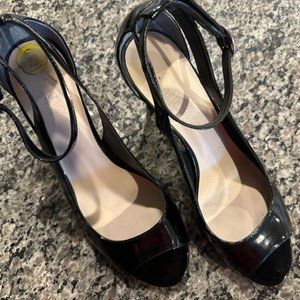 FRANCO SARTO Black Patent Heels